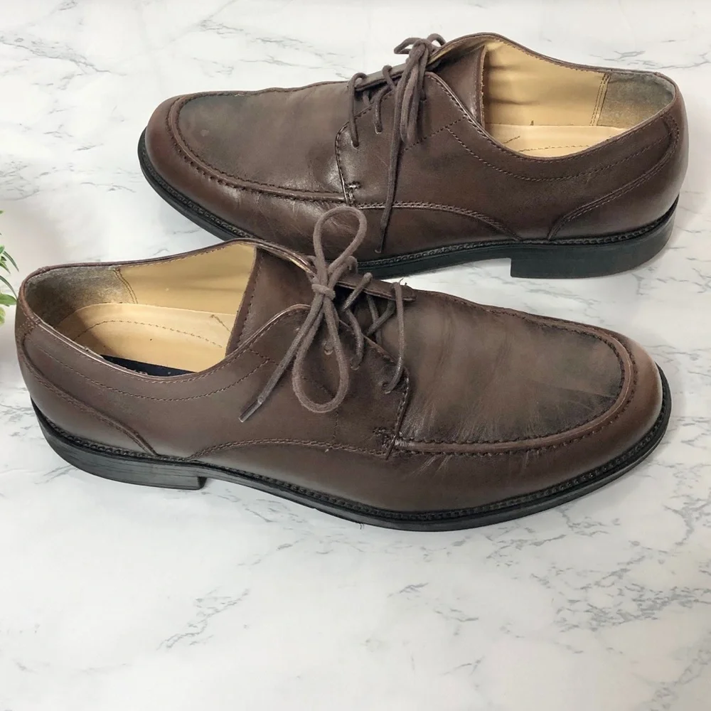 G. H. Bass leather ‘Sheldon’ oxfords, dark brown